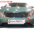 Накладка-сетка решётки радиатора KIA Rio 3 (11-15) чёрная