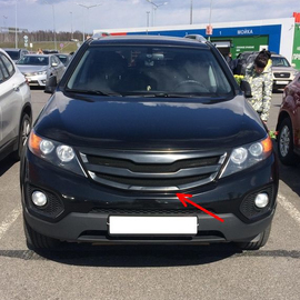 Решётка радиатора KIA Sorento 2 (09-12) XM тюнинг неоригинал Русская Артель (Россия) 863502P000 Вариант 2