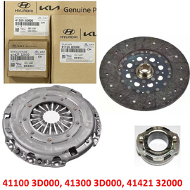 Комплект сцепления (диск + корзина + подшипник) KIA Optima 3,4 / Sportage 3,4 / Hyundai  i40 / Sonata 7 / iX35 и др. оригинал 411003D000