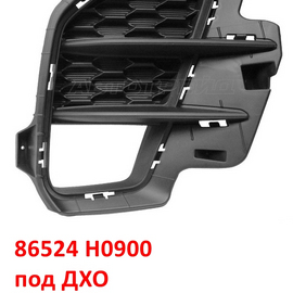 Рамка ДХО правая KIA Rio 4 X-Line (20-23) неоригинал (Китай) 86524H0900