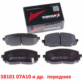 Колодки тормозные передние KIA Picanto 1 / Hyundai i-10 1 / i-20 1 победитель теста 5810107A10
