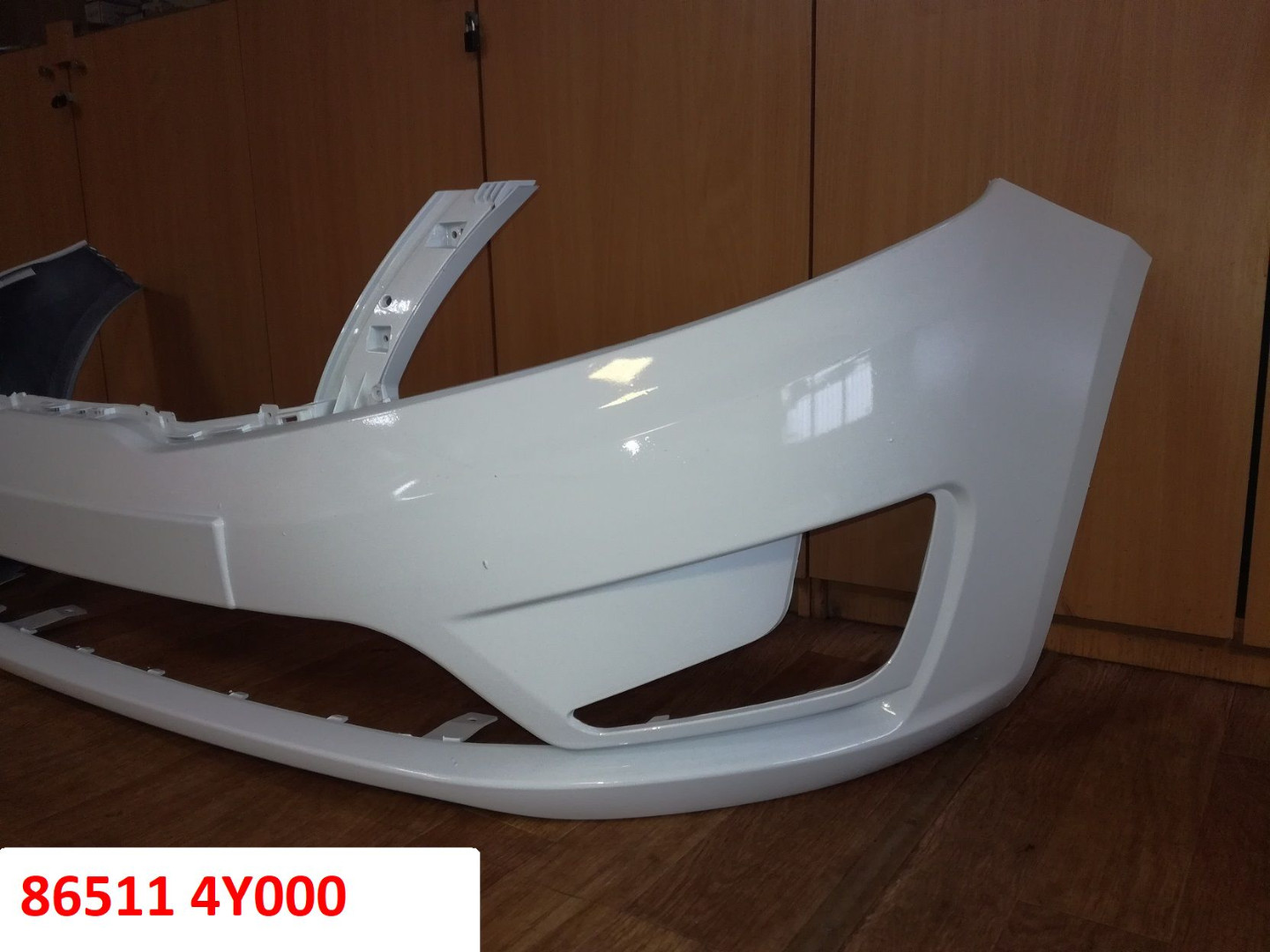 865114Y000 неоригинал Бампер передний KIA Rio 3 (11-15) QB окрашенный белый Cristal White PGU - Типовое фото 22