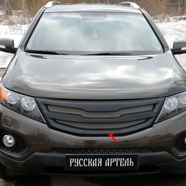 Решётка радиатора KIA Sorento 2 (09-12) XM тюнинг неоригинал Русская Артель (Россия) 863502P000 Вариант 1