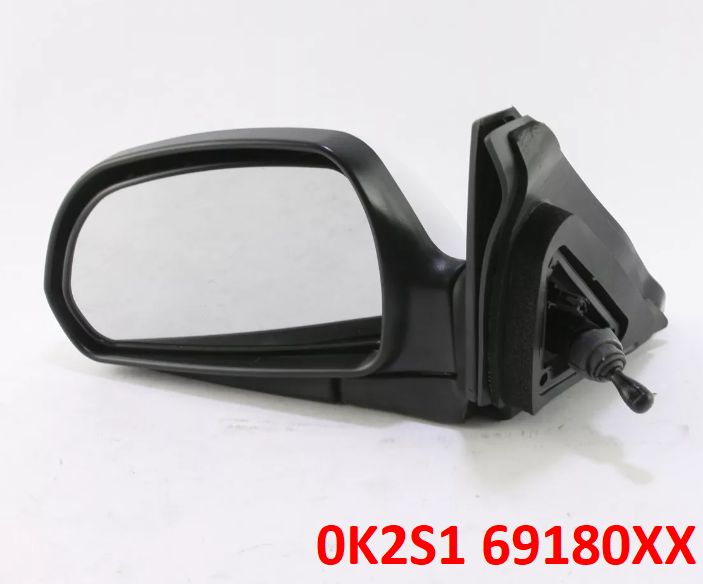 0K2S169180XX Зеркало заднего вида левое KIA Spectra (04-11) SD Ижевск, Shuma 2, Sephia 2 (01-04) FB механический ручной привод - Типовое фото 5