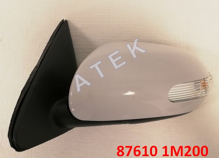 876101M200 Зеркало заднего вида левое KIA Cerato 2 (08-13) TD простой ламповый повторитель - Типовое фото 4