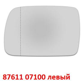 Зеркальный элемент левый KIA Picanto 1 (03-07) мех. привод, оригинал 8761107100