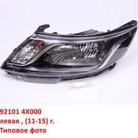 Фара левая KIA Rio 3 (11-15) (с мех. корректором) неоригинал (Китай) 921014X000
