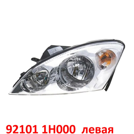 Фара левая KIA Ceed 1 (06-09) (с эл. корректором) неоригинал (Тайвань) 921011H000