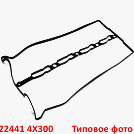 Прокладка клапанной крышки (дизель) KIA Bongo 4 (04-12) PU, K2500, K2700, ... / Carnival 1 FL / 2 VQ / Hyundai Terracan неоригинал (Корея) 224414X300