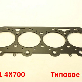 Прокладка ГБЦ (дизель) KIA Bongo 4 PU / Carnival 1 / Hyundai Terracan QA (01-06) графитовая неоригинал (Италия) 223114X700