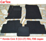 Коврики салона ворсовые Honda Civic 9 (12-17) (седан) CarTex чёрные
