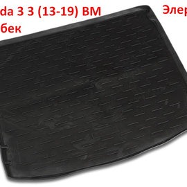 Коврик багажника полиуретановый Mazda 3 3 (13-19) хэтчбек