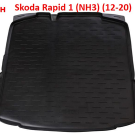 Коврик багажника полиуретановый Skoda Rapid 1 (NH3) (12-20)