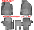 Коврики салона полиуретановые Nissan Pathfinder 4 (14-17) 5-местный